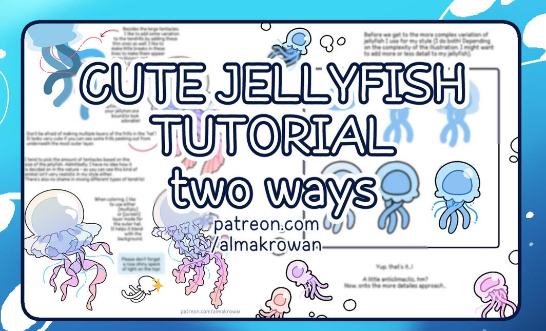 P β’ cute jellyfish tutorial