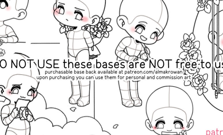 P2U chibi bases