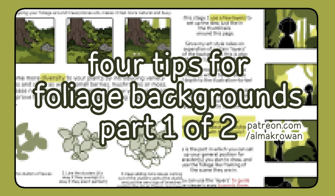 P β’ pt.1 four tips for foliage backgrounds