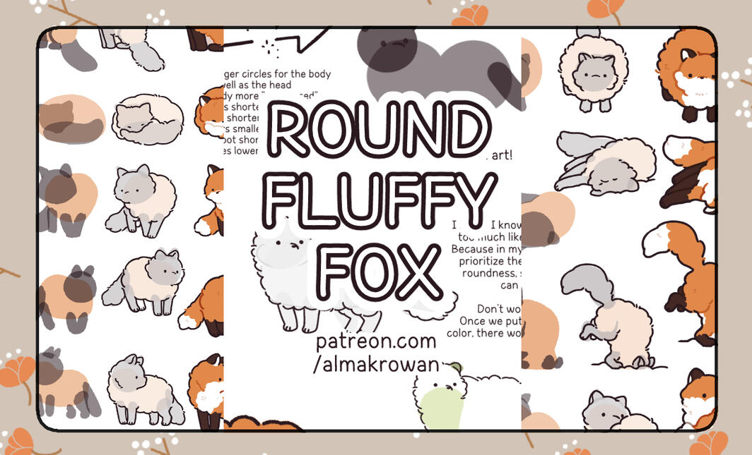 P β’ round fluffy fox tutorial